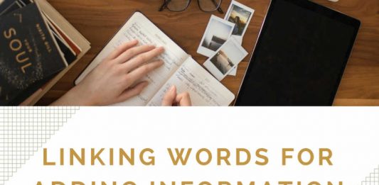 linking words for adding information