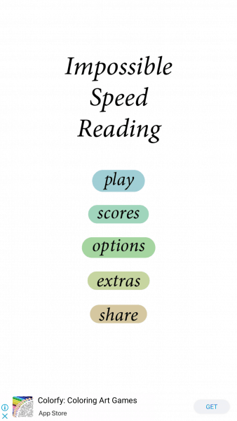 Impossible Speed Reading 1
