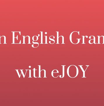 Learn English grammar with eJOY